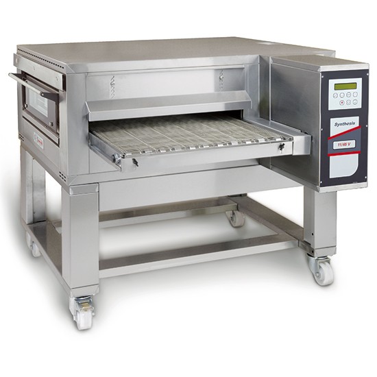 Forno a tunnel elettrico ventilato nastro 65x110x 10 cm