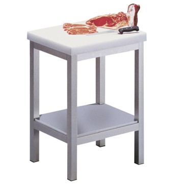 ceppo con piano in polietilene, 1000x500 mm, spessore 50 mm