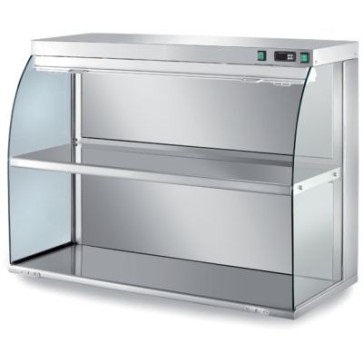 Vetrina ad incasso neutra dim. mm 1450x550x950 h