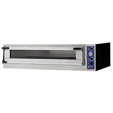 Forno elettrico per panetteria/ pizza da 2 teglie 60x40 cm con vaporiera