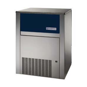 produttore di ghiaccio a cubetti, raffreddamento ad acqua, 130 kg/24 h