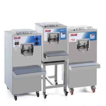 Mantecatore gelato produzione 20 lt/h,con raffreddamento ad aria