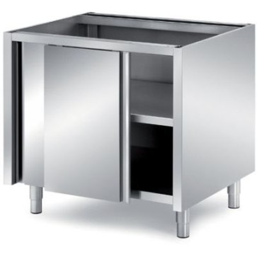 Elemento neutro con ante scorrevoli frontali mm 1740x590x810 h