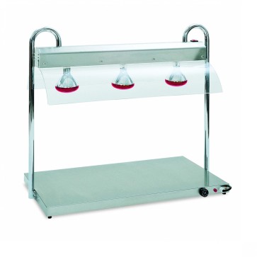 Piano caldo con 3 lampade a infrarossi