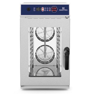 Forno combinato elettrico da 10 GN 1/1 con umidificatore e controllo digitale e autolavaggio