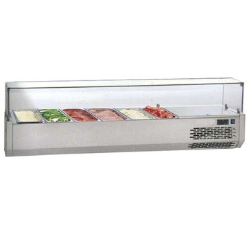 Vetrina portabacinelle refrigerata capacità 6x GN1/3 temp. +4/+10°C