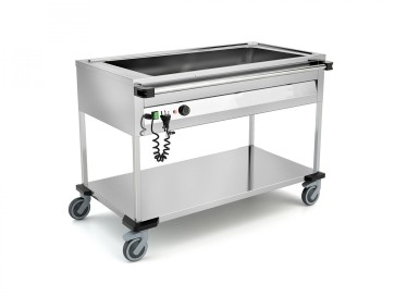 Carrello bagnomaria frontale
