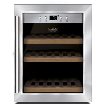 Espositore refrigerato professionale per vini ventilato capacità 12 bottiglie 0,7 lt. temp. +5 °c/+22 °c