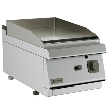 Fry-top a gas da banco, piastra liscia 400x730mm