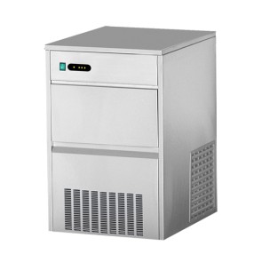 Produttore di ghiaccio professionale capacità 50 kg in 24 ore contenitore riserva capacità da 10 kg