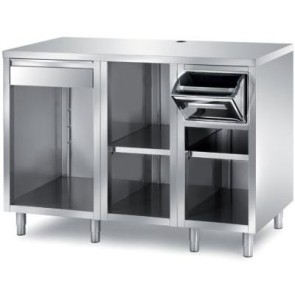 Tavolo per macchina da caffè mm 1500x700x1100 h
