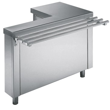 Elemento cassa con cassetto per scorrivassoio su lato a sinistra, l=1200 mm