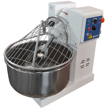 Impastatrice a forcella da 35 kg impasto e 50 litri vasca 2 velocità con timer