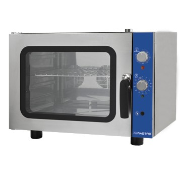 Forno professionale elettrico a convezione 4x GN 2/3 con umidificatore e 2 ventole auto-reverse