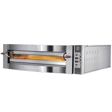 Forno pizza elettrico da 6 pizze ø 35 cm, controllo elettronico