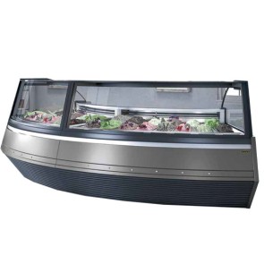 Vetrina gelato ventilata PRISMA-VISION ANGOLO 45°, -15°/-20°C
