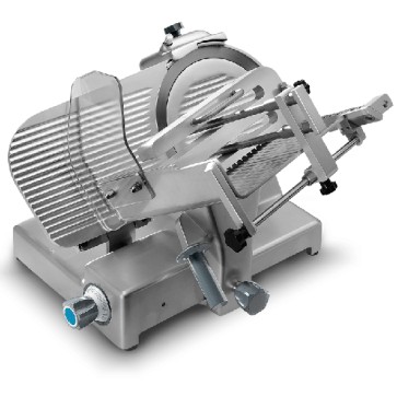 Affettatrice a gravità automatica;diametro lama 330mm.modello per gastronomia,maccelleria.