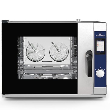 Forno misto elettrico a vapore diretto con sistema di lavaggio automatico, 4x GN 1/1 o 600x400 mm