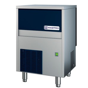 produttore di ghiaccio a cubetti, raffreddamento ad aria, 37 kg/24 h