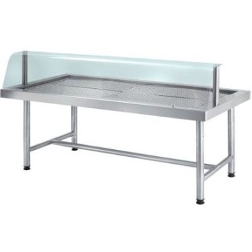 Copertura frontale in vetro curvo tempe-ns stab per tavolo cm 150
