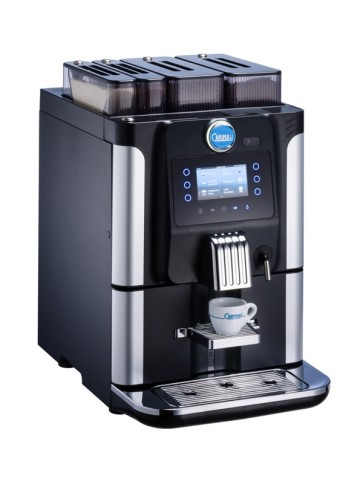Macchina da caffè BlueDot, 2 grani, 2 solubili+latte fresco, 6 pulsanti