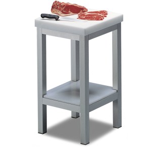 ceppo con piano in polietilene, 700x500 mm, spessore 50 mm