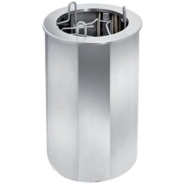 Sollevatore piatti caldo da incasso, dimensioni foro ø370mm, altezza struttura 785mm, altezza con coperchio trasparente 870mm, 600w.