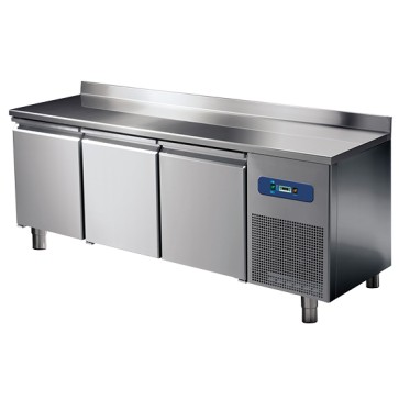 Tavolo congelato a 3 porte GN 1/1 con alzatina, -10°/-20°C