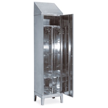 Armadio spogliatoio a 1 porta, h=2150 mm. per cucine industriale