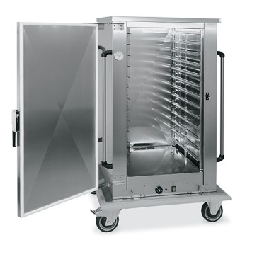 Armadio portateglie riscaldato su ruote, 13x GN 2/1, ventilato