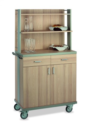 Mobile di servizio da interno con base rinforzata