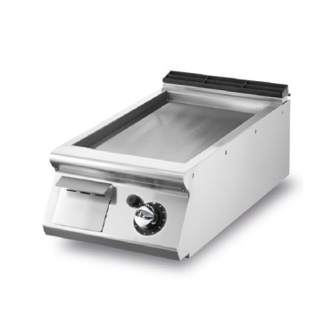 Fry-top gas versione top, piastra liscia