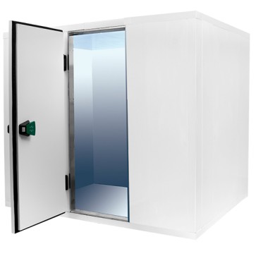Cella frigo professionale da spessore 80 mm, senza gruppo refrigerante h=2010 mm, 1500x1800 mm