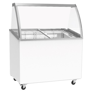 Vetrina gelato statica con 5 cestelli, -14°/-24°C