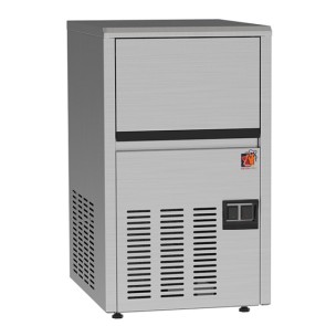 Produttore di ghiaccio a cubetti, raffreddamento ad aria, 22 kg/24 h