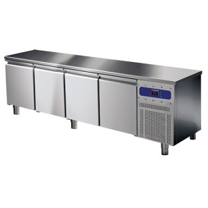 Tavolo freezer 600 mm a 4 porte, -10°/-20°C