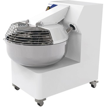 Impastatrice a forcella da 35 kg impasto e 40 litri vasca 2 velocità con timer per pizzerie