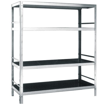 Scaffale in acciaio inox con 4 ripiani, 1800x500x1800 mm