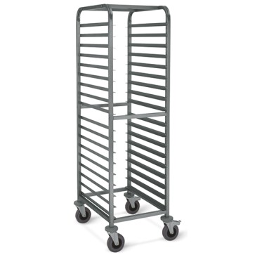 Carrello portabacinelle GN, 14x GN 1/1 h=75 mm