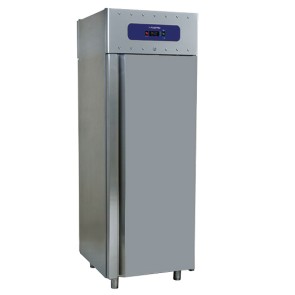frigorifero da 700 litri in inox, GN 2/1, -2°/+8°C, 85 mm isolamento