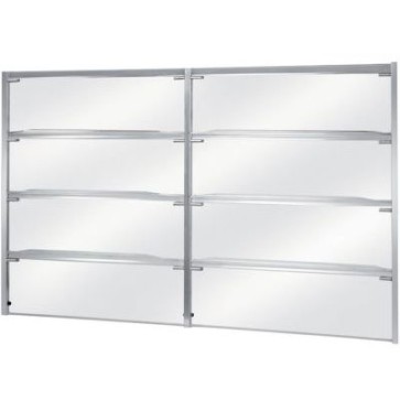 Cristallo con clappe per vetrina refrigerata cm 120 mod. vt12/f