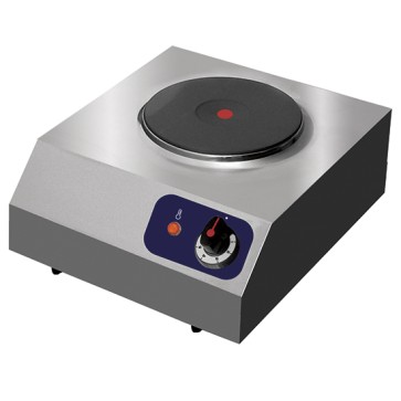 Piano di cottura elettrico professionale da banco, 1 piastra tonda 2 kw