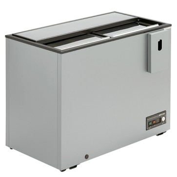 Refrigeratore bottiglie da 281 litri con coperchi scorrevoli
