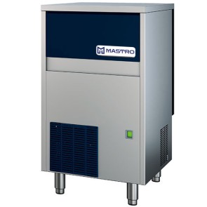 Produttore di ghiaccio professionale a cubetti, condensazione acqua, produzione 20kg/24h