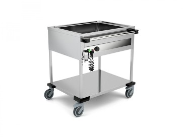Carrello bagnomaria frontale