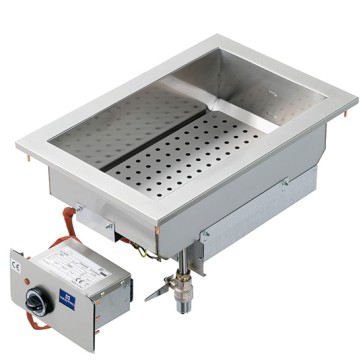 bagnomaria elettrico ad incasso, 1 vasca GN 1/1 h=150 mm