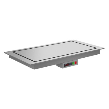 Piano caldo ad incasso 4x GN 1/1, +40°/+45°C