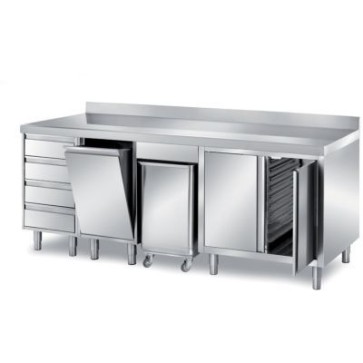 Tavolo pasticceria mm 2600x700x850 h
