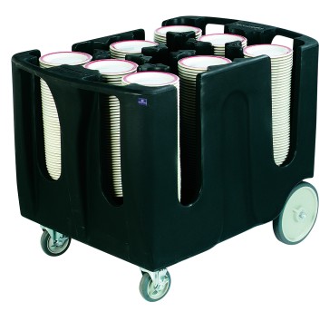 Carrello portapiatti con 6 divisori da 45/60 piatti