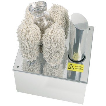 Asciugabicchieri elettrico con 4 spazzole